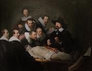 REMBRANDT Harmenszoon van Rijn The Anatomy Lesson of Dr Tulp (mk33) oil painting on canvas